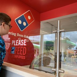 Domino's Pizza - The new set up where you can watch your food being made is fun. Especially the hand tossed.