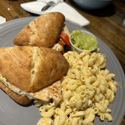 Iron Cafe - The Jake Ciabatta Sandwich w/Macaroni Salad