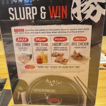 Kyuramen x TBaar - Menu - Desserts Near Me - Arcadia, California