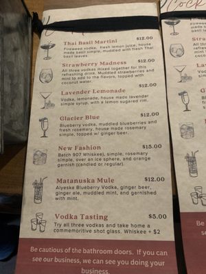 Menu photo 1 Alaskan Spirits Anchorage, AK