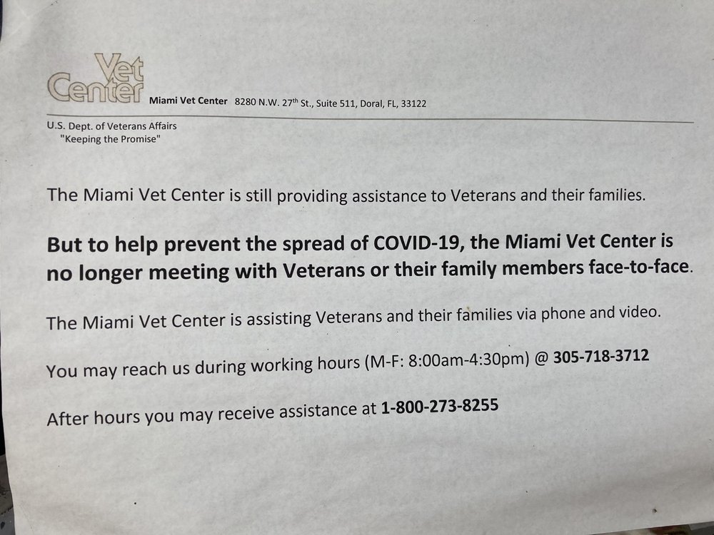 MIAMI VET CENTER Updated July 2024 8280 NW 27th St, Doral, Florida