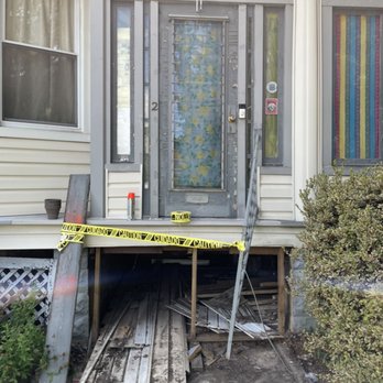 Go Pro Paving & Masonry - Existing stoop removed. - Waterproofing Near Me - Summit, New Jersey Go Pro Paving & Masonry - Existing stoop removed. - Waterproofing Near Me - Summit, New Jersey
