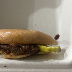 True Texas BBQ - Regular Chopped Brisket Sandwich