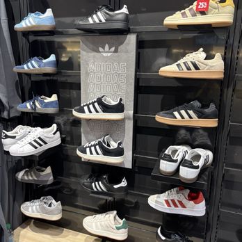 Guildford Town Centre - Some nice adidas men's shoes display inside the Foot Locker.. - Shopping Centers Near Me - Surrey, British Columbia