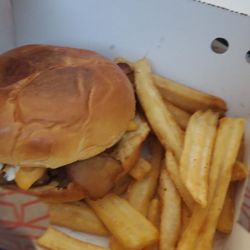 Build your own Burger. Meat, American Cheese, Bacon and Ranch!
