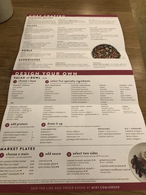 Menu photo 1 MIXT Dallas, TX