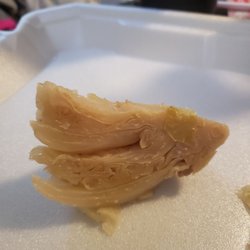 Fried Tomato Buffet - Cabbage from my meal.