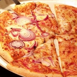 Pizza Hut - Mockery of the cheese and caremlised onion pizza