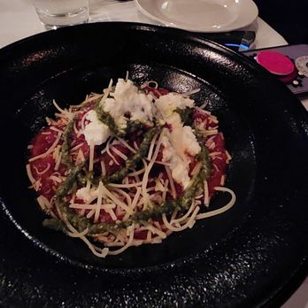 Morton's The Steakhouse - Wagyu Meatball with whipped ricotta and basil pesto....delicious - Steakhouses Near Me - San Antonio, Texas