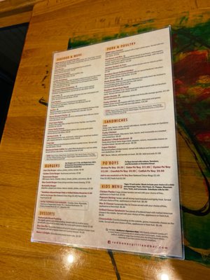 Menu photo 3 Redbone's Grill & Bar Jackson, TN