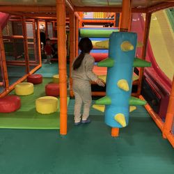 Safari - The way up to the slides and "hamster tunnels"