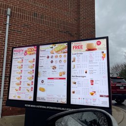 a menu for a fast food restaurant a menu for a fast food restaurant