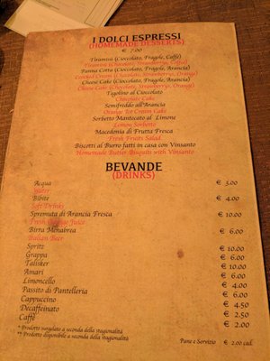 Menu photo 2 Antica Osteria Brunetti Rome, RM Menu photo 2 Antica Osteria Brunetti Rome, RM