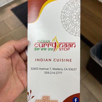 Indian Curry Naan Stop - Menu - Indian Near Me - Madera, California