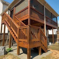 Polo Painting - After deck staining