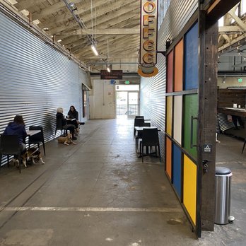 Chromatic Coffee - Hallway where dog owners can sit - Coffee Roasteries Near Me - San Jose, California Chromatic Coffee - Hallway where dog owners can sit - Coffee Roasteries Near Me - San Jose, California