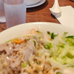 Pho North Vancouver - Beef vermicelli (sorry it's blurry but I cropped my friend out)
