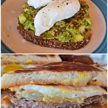 Sunny's - Avocado toast and grand slam mcmuffin. - Breakfast & Brunch Near Me - Atlantic City, New Jersey Sunny's - Avocado toast and grand slam mcmuffin. - Breakfast & Brunch Near Me - Atlantic City, New Jersey