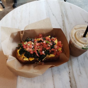 Blk Dot Coffee - iced BLK'nd Mojito and Farmer's Toast - Coffee & Tea Near Me - Irvine, California