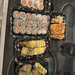 Yamato Japanese Steak House - Spicy tuna, spicy salmon, lion king roll, Yamato roll