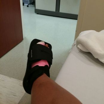 Epic Surgical Center - Me post op in the walking boot - Medical Centers Near Me - Murray, Utah