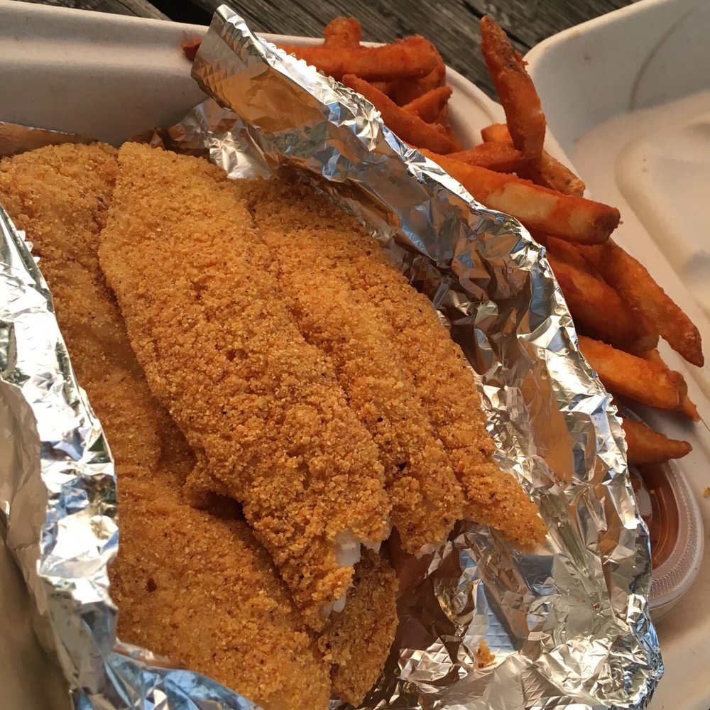 Smoke In The Pit - Fried Catfish Fillets Dinner. The catfish was perfectly cooked. - Barbeque Near Me - Minneapolis, Minnesota