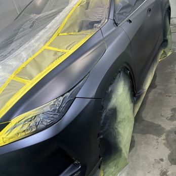 Daytona Collision Center - Lexus RX driver side body work and paint - Auto Repair Near Me - Sun Valley, California Daytona Collision Center - Lexus RX driver side body work and paint - Auto Repair Near Me - Sun Valley, California