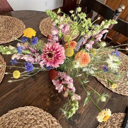 Bouquet from local florist