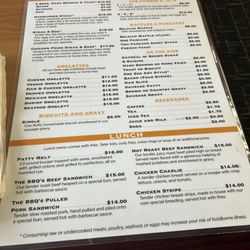 The Barbecue - Menu