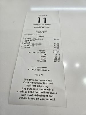 Menu photo 2 Tacos Del Barrio Brooklyn, NY