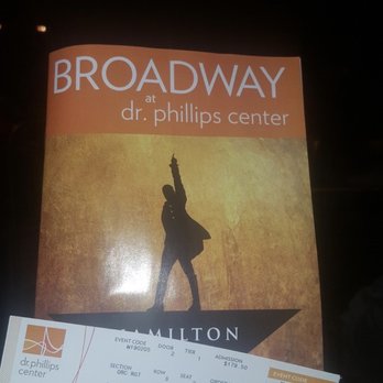 Dr. Phillips Center - Hamilton was great at the Dr. Philips Center - Performing Arts Near Me - Orlando, Florida Dr. Phillips Center - Hamilton was great at the Dr. Philips Center - Performing Arts Near Me - Orlando, Florida