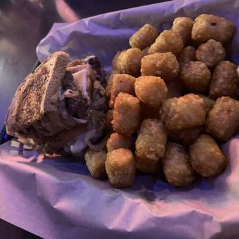 Shenanigans Kitchen & Bar - Patty Melt with tots - Lounges Near Me - Citrus Heights, California Shenanigans Kitchen & Bar - Patty Melt with tots - Lounges Near Me - Citrus Heights, California