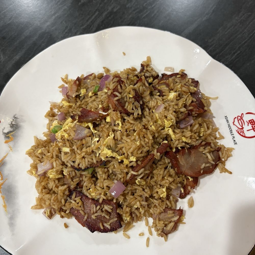 Honey bbq pork fried rice
