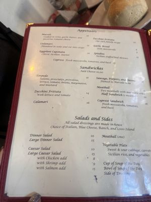 Menu photo 5 Romano's Restaurant Julian, CA Menu photo 5 Romano's Restaurant Julian, CA