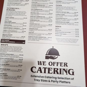 Alfeo's Italian Kitchen - Front of menu - Italian Near Me - Glyndon, Maryland Alfeo's Italian Kitchen - Front of menu - Italian Near Me - Glyndon, Maryland
