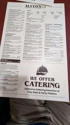 Menu photo 2 Alfeo's Italian Kitchen Glyndon, MD Menu photo 2 Alfeo's Italian Kitchen Glyndon, MD