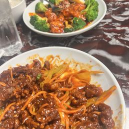 Crispy Beef and Sesame Shrimp Crispy Beef and Sesame Shrimp