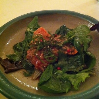 Nishino - Seared sockeye salmon salad from special omakase menu - Sushi Bars Near Me - Seattle, Washington