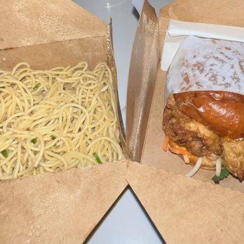 Southside Station - Garlic Noodles & Fried Chicken Sandwich - Sandwiches Near Me - Berkeley, California Southside Station - Garlic Noodles & Fried Chicken Sandwich - Sandwiches Near Me - Berkeley, California