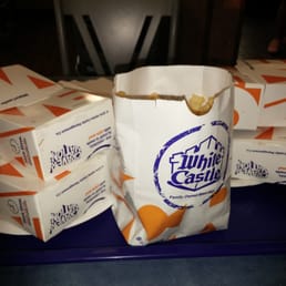 12 cheese sliders and a sack of fries