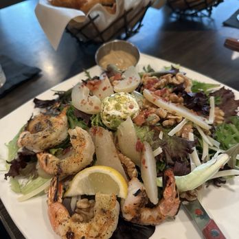 Copper Grill - Pear salad with shrimp - New American Near Me - Little Rock, Arkansas