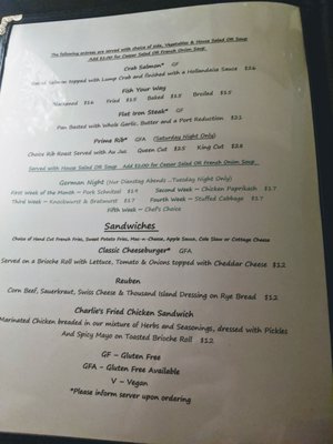 Menu photo 4 Charlie's Cafe Elmira, NY Menu photo 4 Charlie's Cafe Elmira, NY