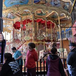 Fun World - Two story carousel was greatttt for the fam.