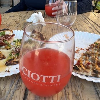 Ciotti Cellars - Frozen wine slushy - Wineries Near Me - Lincoln, California