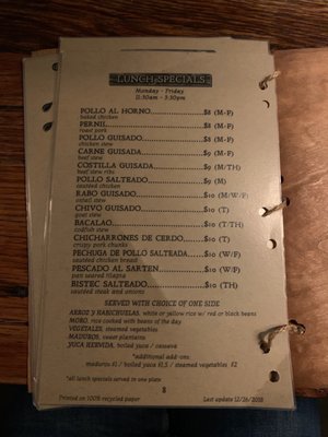 Menu photo 3 Puerto Viejo Brooklyn, NY