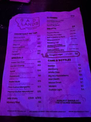 Menu photo 2 Montana Badlands Seattle, WA Menu photo 2 Montana Badlands Seattle, WA