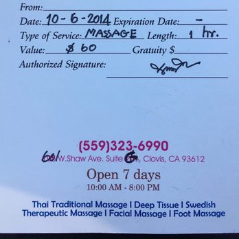 Jamjuree Thai Massage - Massage Therapy Near Me - Clovis, California Jamjuree Thai Massage - Massage Therapy Near Me - Clovis, California
