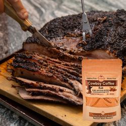 Mae's Seasonings - Beef brisket made with our Cowboy Coffee Rub
