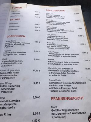 Menu photo 2 Reina Ludwigsburg, BW Menu photo 2 Reina Ludwigsburg, BW