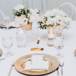 Centerpieces and floating candles
